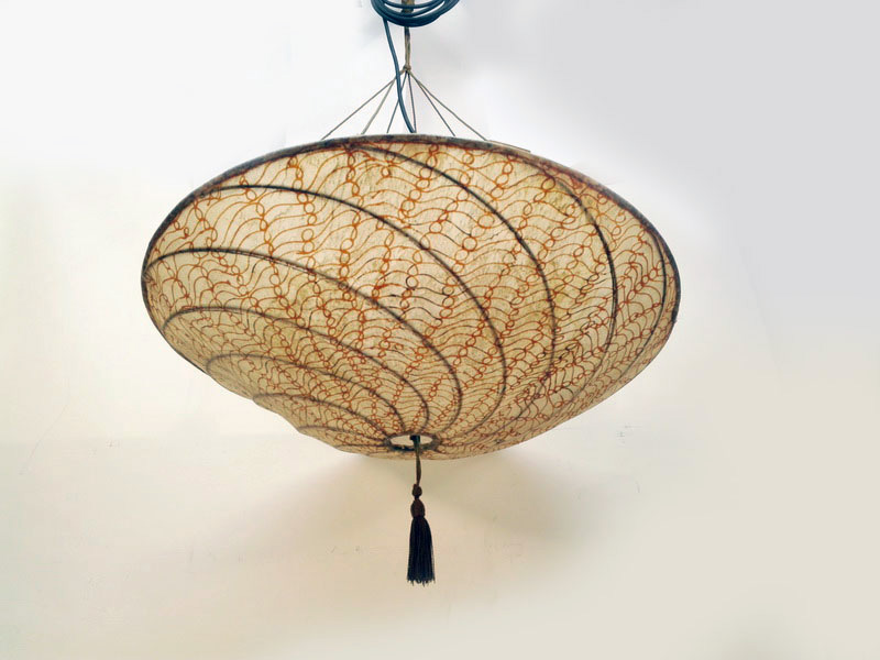 lampara techo etnica africa norte piel metal alt 16 o60 1u